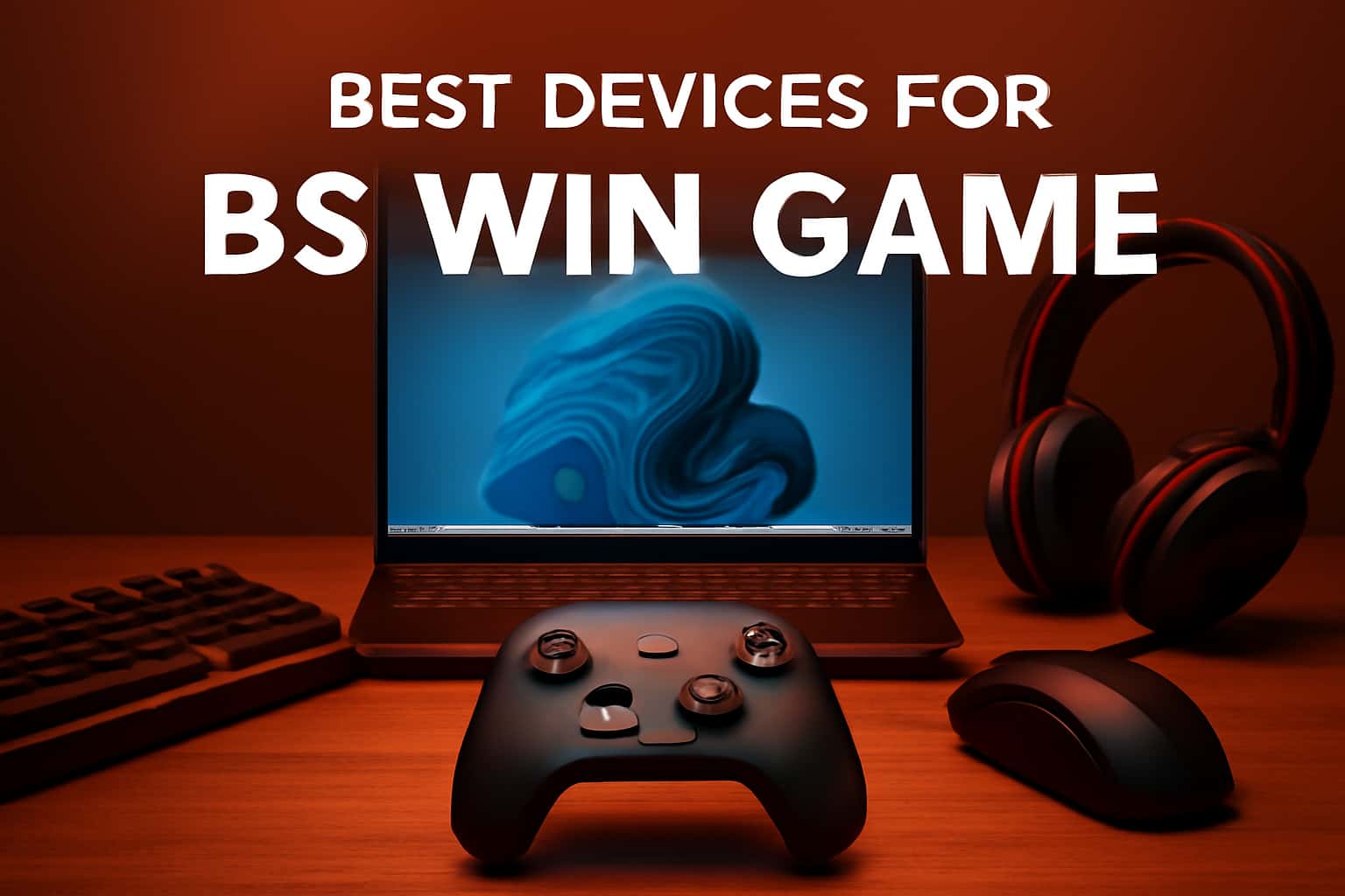 Informative graphic showcasing devices compatible with BS Win Game.