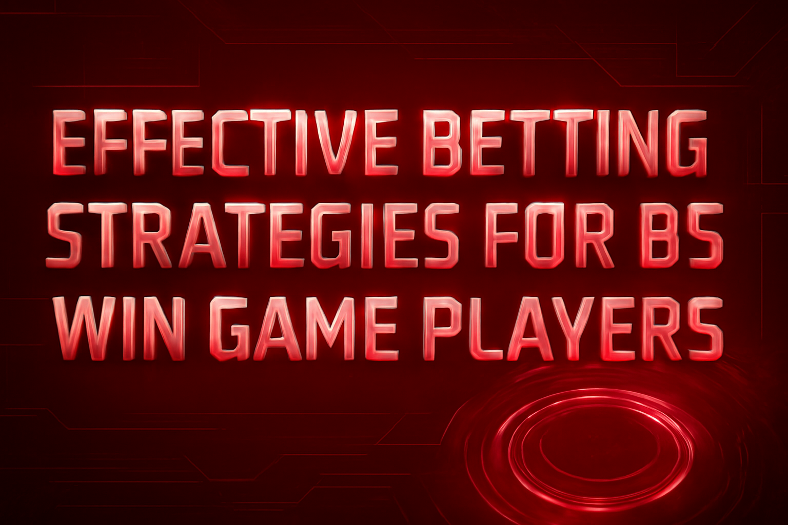 An informational scene representing BS Win Game Guides with a futuristic theme.