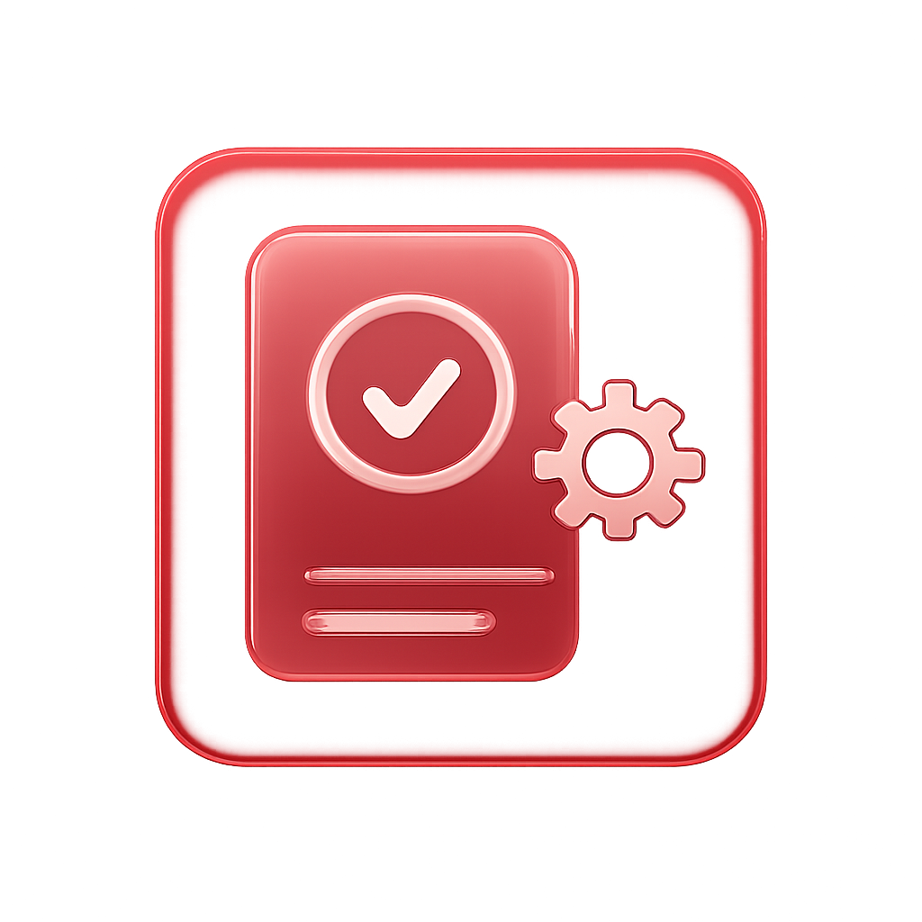 A professional icon representing BS Win Game Notification Settings.