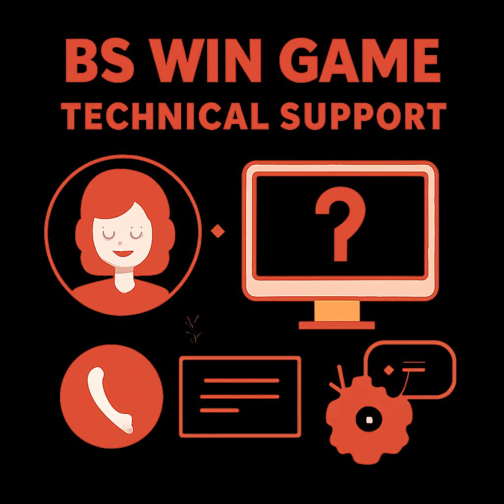 An educational diagram related to BS Win Game Technical Support.