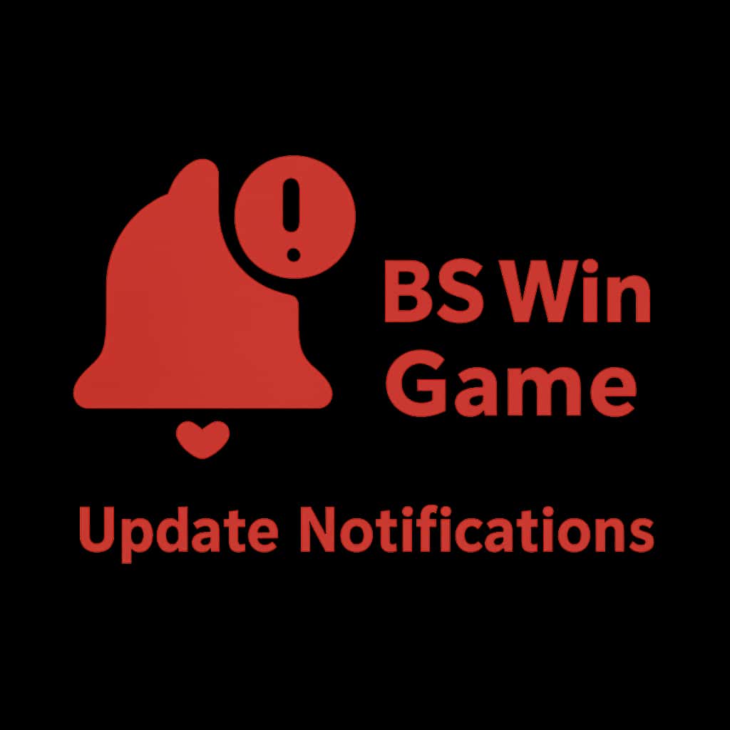 A badge representing BS Win Game update notifications.