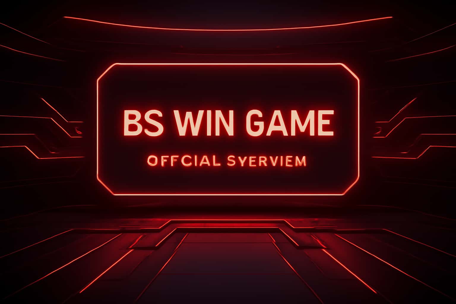 Futuristic game platform backdrop