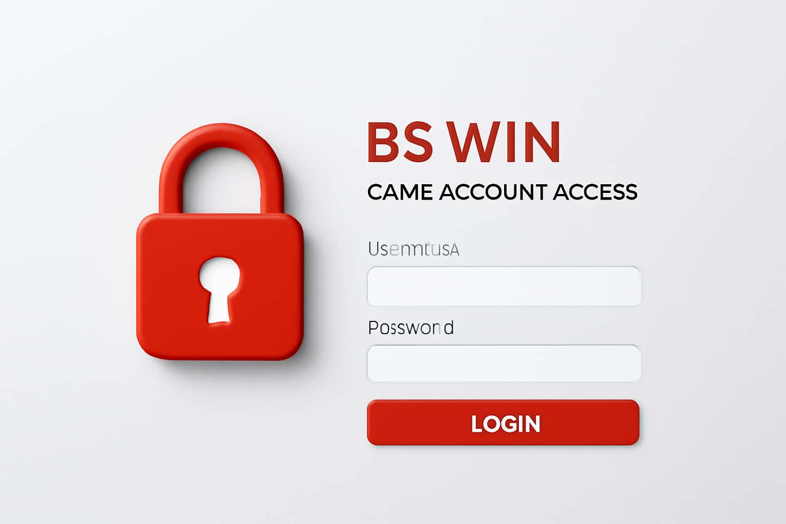 BS Win Game Account Access Interface